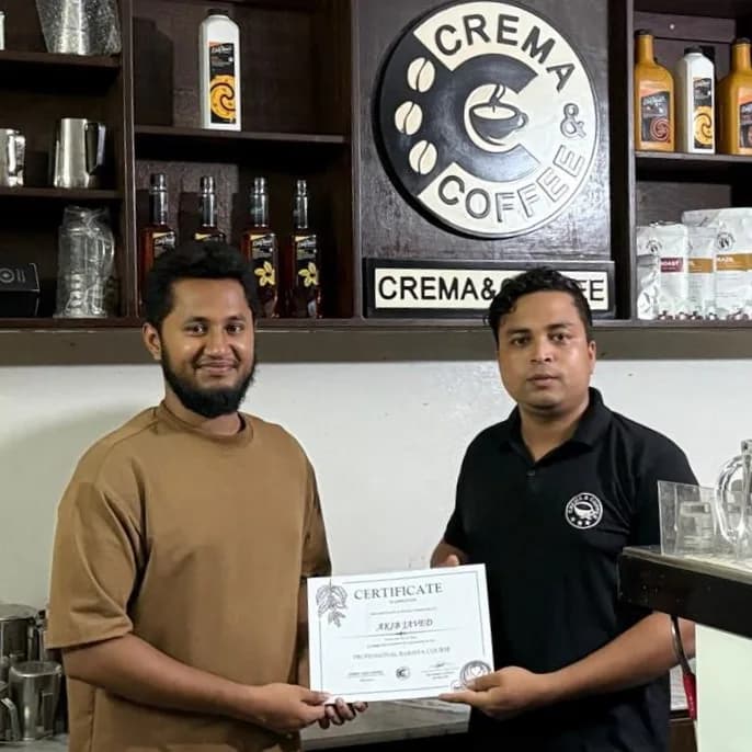 Crema and Coffee academy graduate 4
